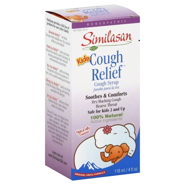 slide 1 of 1, Similasan 100% Natural Cough Relief Liquid, 4 oz
