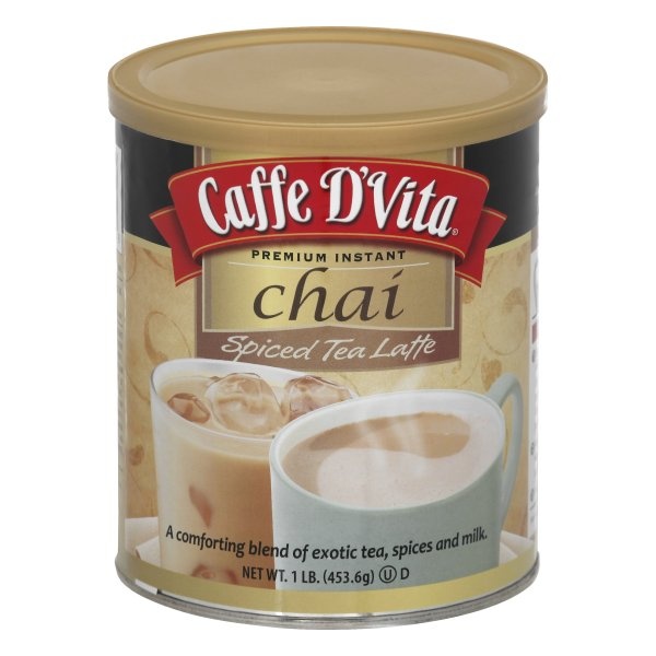 slide 1 of 1, Caffe D'Vita Spiced Enchanted Chai Tea Latte, 16 oz