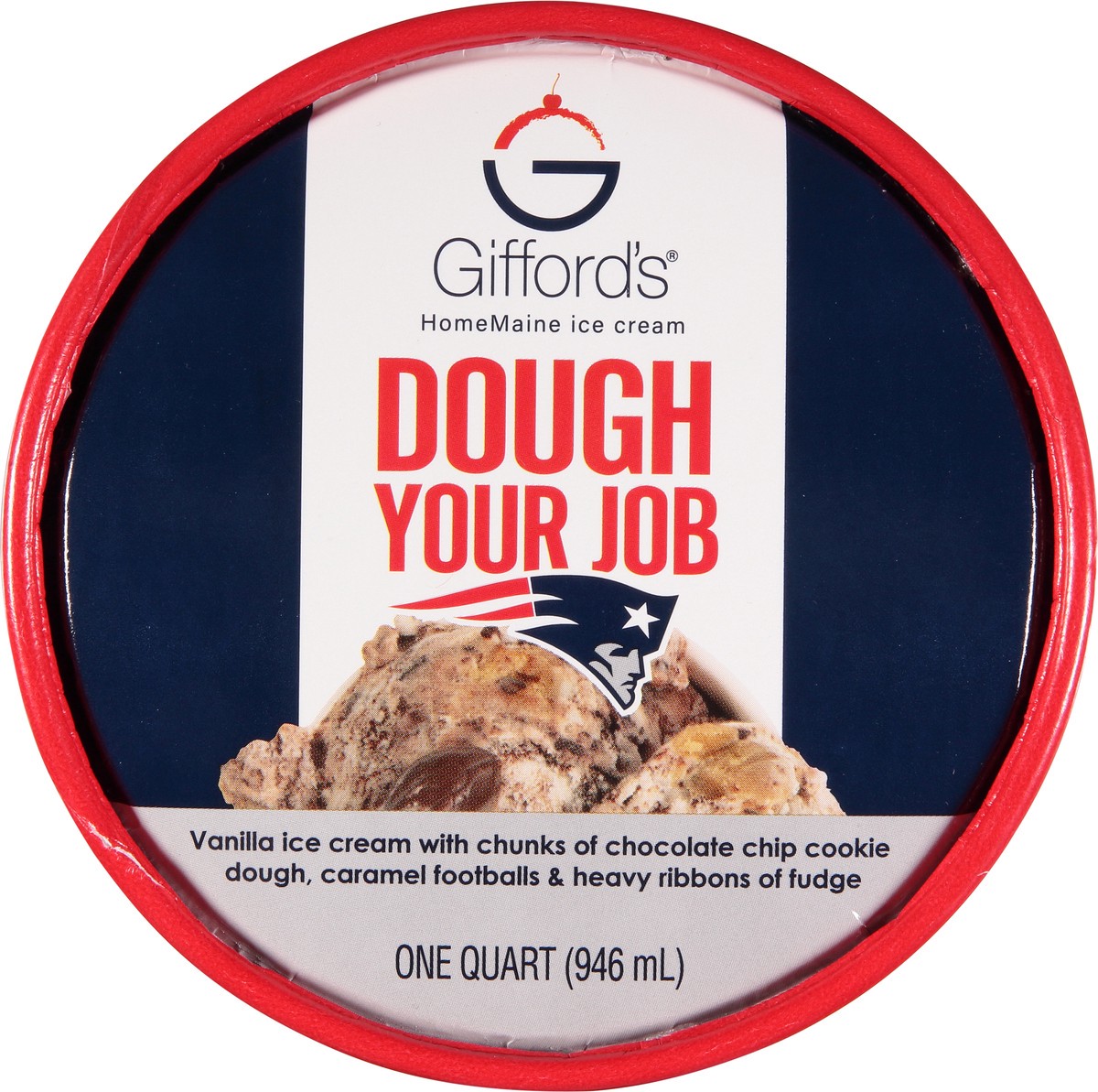 slide 3 of 9, Gifford's Dough Your Job Ice Cream 1 qt Cup\Tub, 1 qt