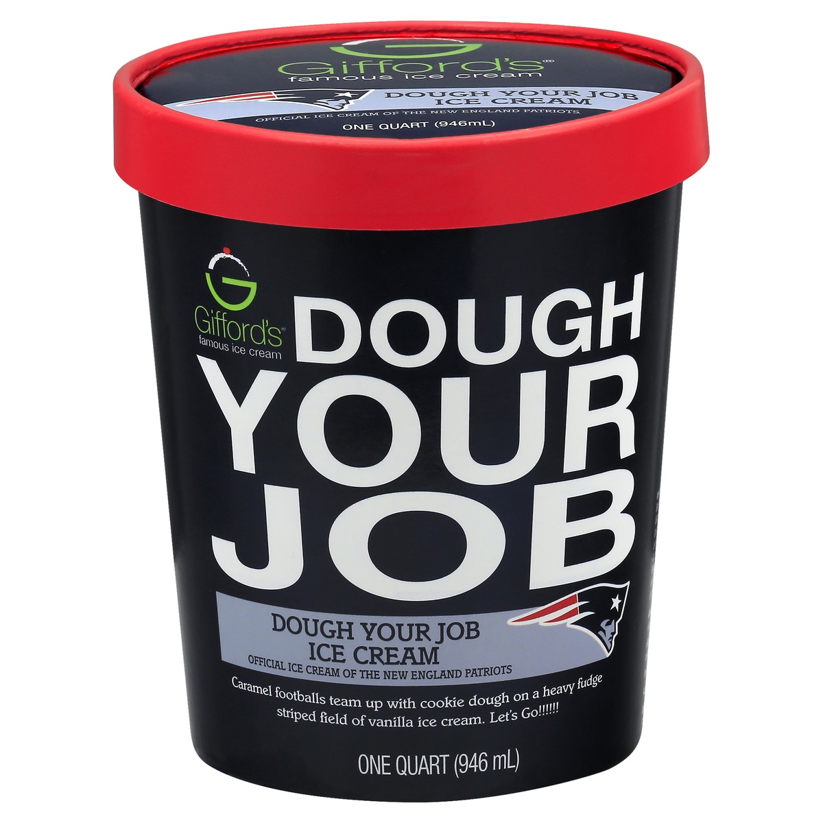 slide 1 of 1, Gifford's Dough Your Job Ice Cream, 32 oz