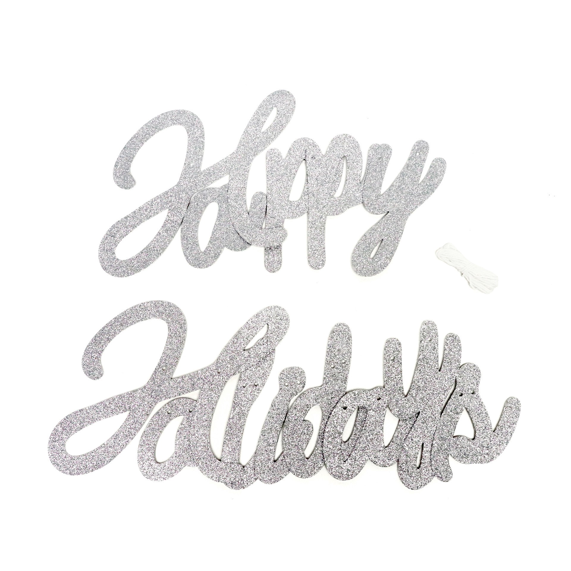 slide 2 of 3, 6ft. Happy Holidays Paper Garland By Celebrate It, 6 ft