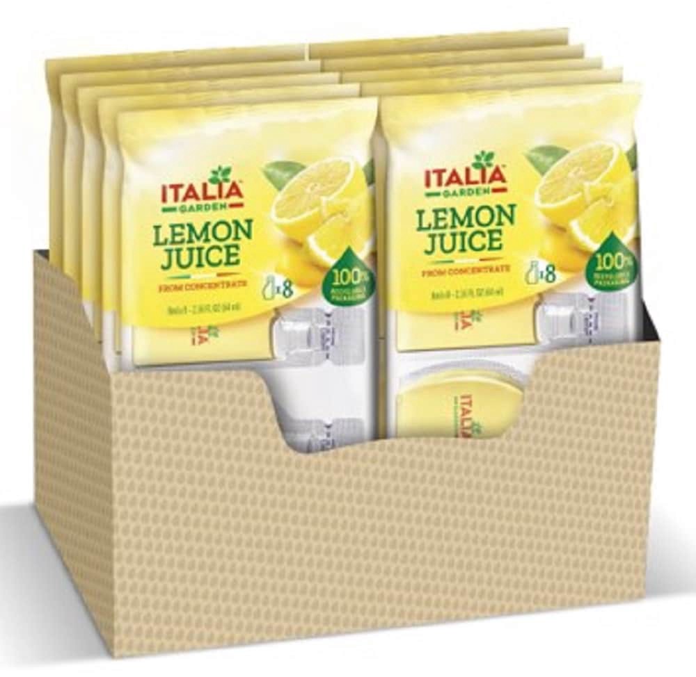 slide 1 of 1, Italia Garden Lemon Juice, 2.16 fl oz