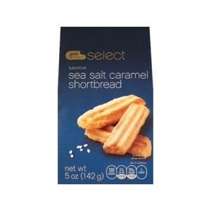 slide 1 of 1, CVS Gold Emblem Luxurious Sea Salt Caramel Shortbread, 5 oz