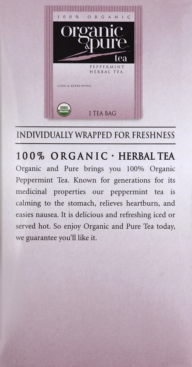 slide 5 of 5, Organic & Pure Herbal Tea 18 ea, 18 ct