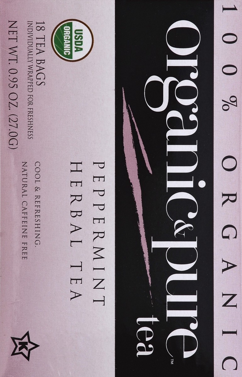 slide 4 of 5, Organic & Pure Herbal Tea 18 ea, 18 ct