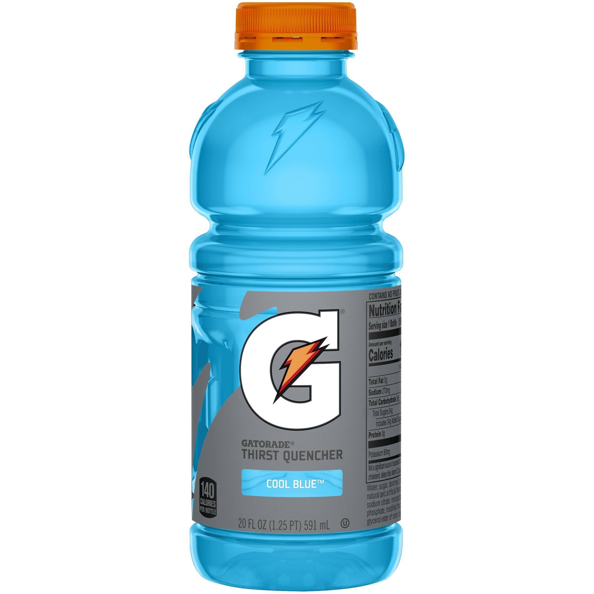 slide 1 of 4, Gatorade Cool Blue Sports Drink, 20 fl oz