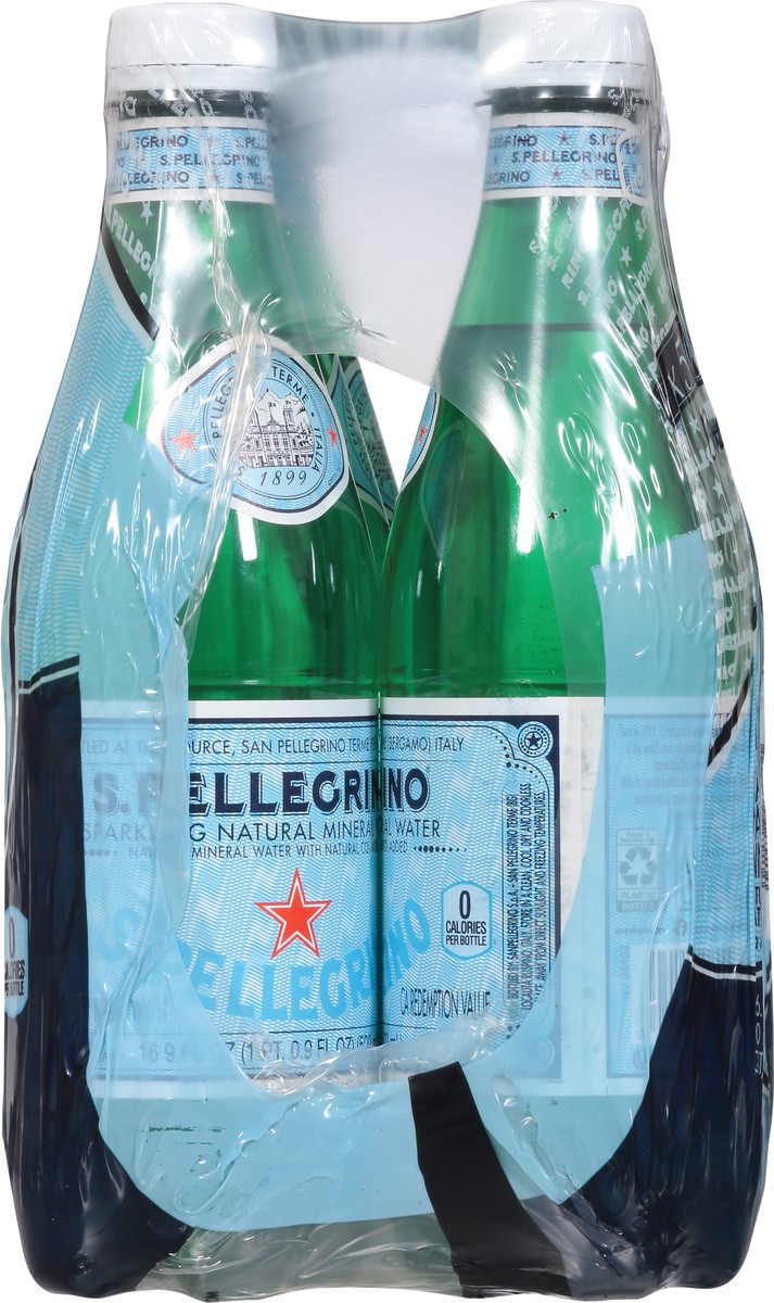 slide 5 of 9, S.Pellegrino Natural Sparkling Mineral Water 6 - 16.9 fl oz Bottles, 6 ct
