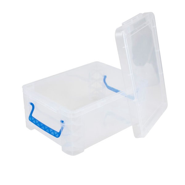 slide 2 of 5, Super Stacker Letter Legal Stackable File Box, 11-1/4""H x 14""W x 17-3/4""L, Clear, 1 ct