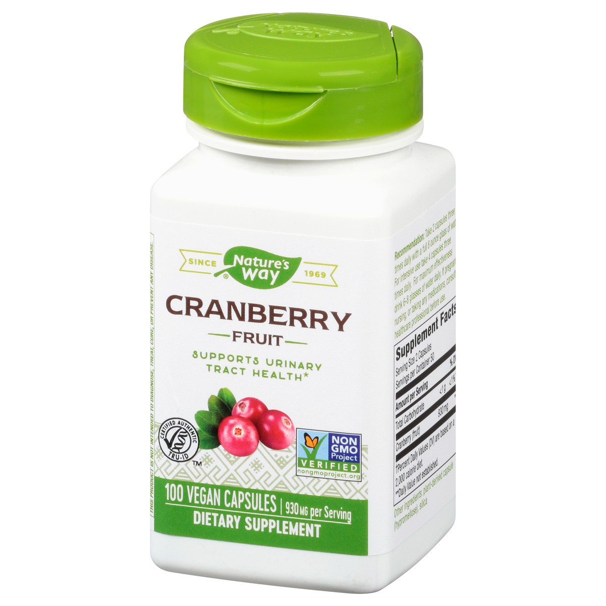 slide 9 of 12, Nature's Way Capsules 930 mg Cranberry Fruit 100 ea, 100 ct