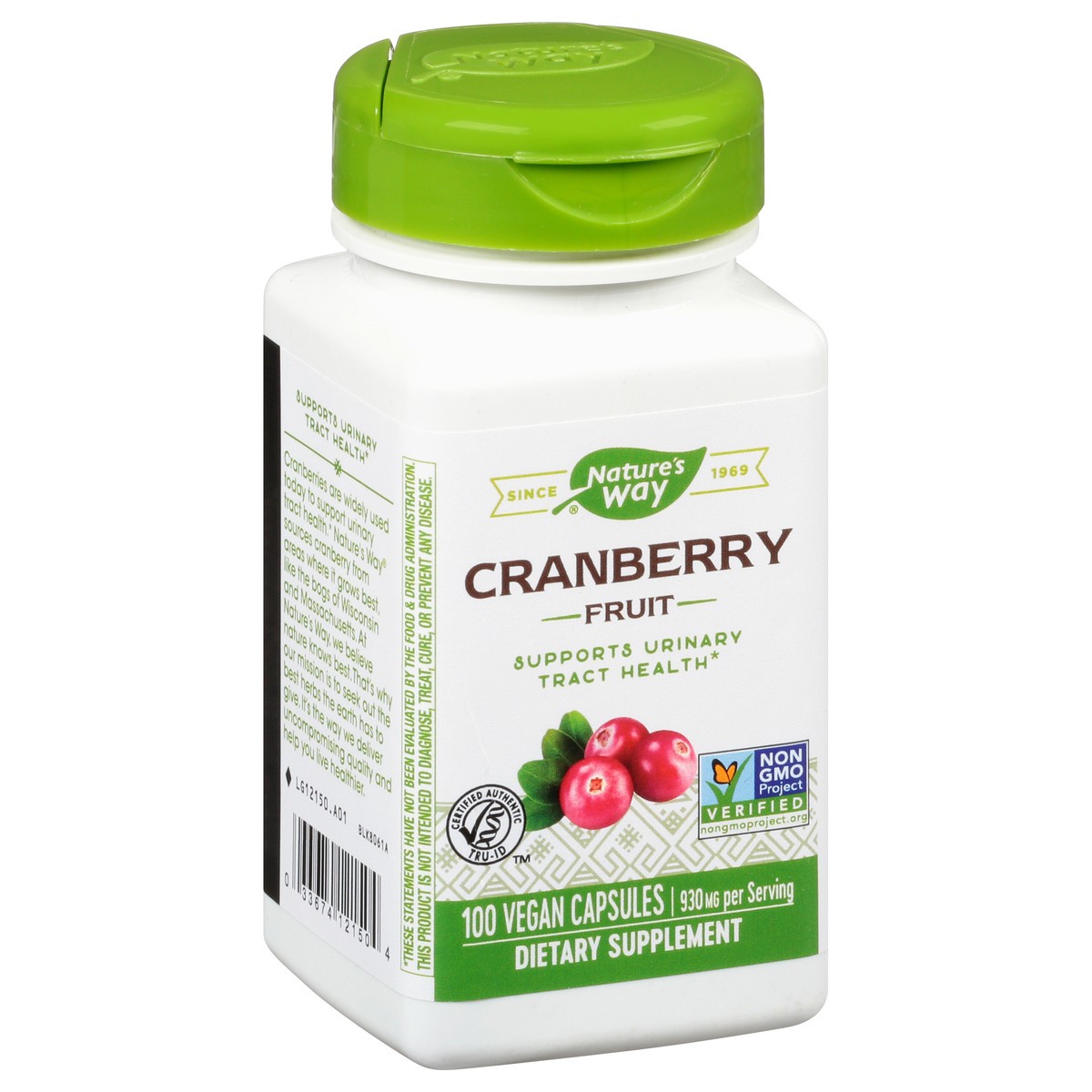 slide 12 of 12, Nature's Way Capsules 930 mg Cranberry Fruit 100 ea, 100 ct