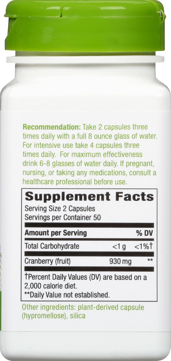 slide 3 of 12, Nature's Way Capsules 930 mg Cranberry Fruit 100 ea, 100 ct