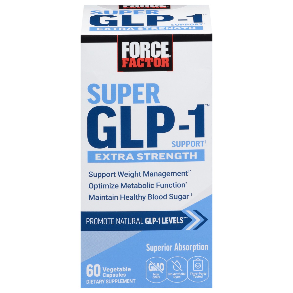 Force Factor GLP1 Support Extra Strength Capsules, 60 ct