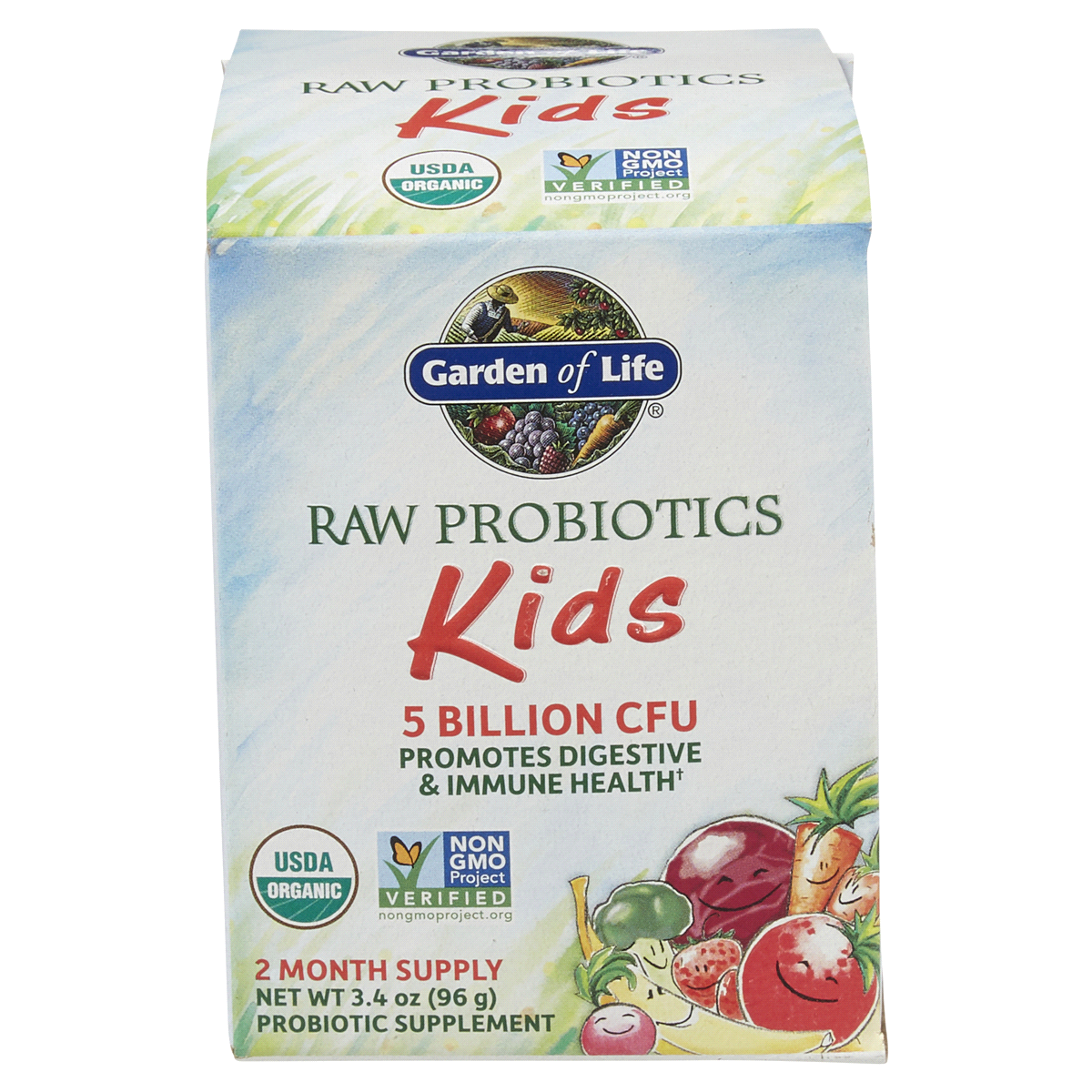 slide 1 of 29, Garden of Life Raw Probiotics Kids, 3.4 oz