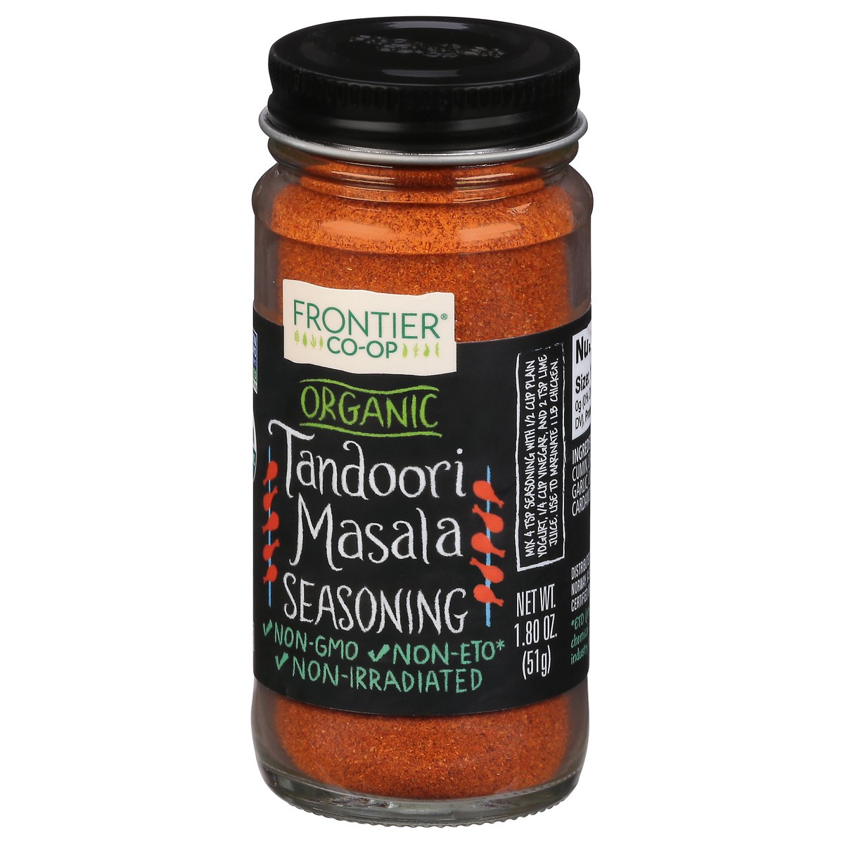 slide 12 of 12, Frontier Co-Op Organic Tandoori Masala Seasoning 1.80 oz, 1.8 oz