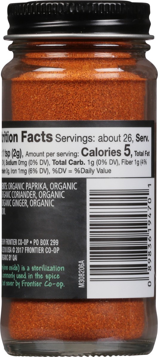 slide 10 of 12, Frontier Co-Op Organic Tandoori Masala Seasoning 1.80 oz, 1.8 oz