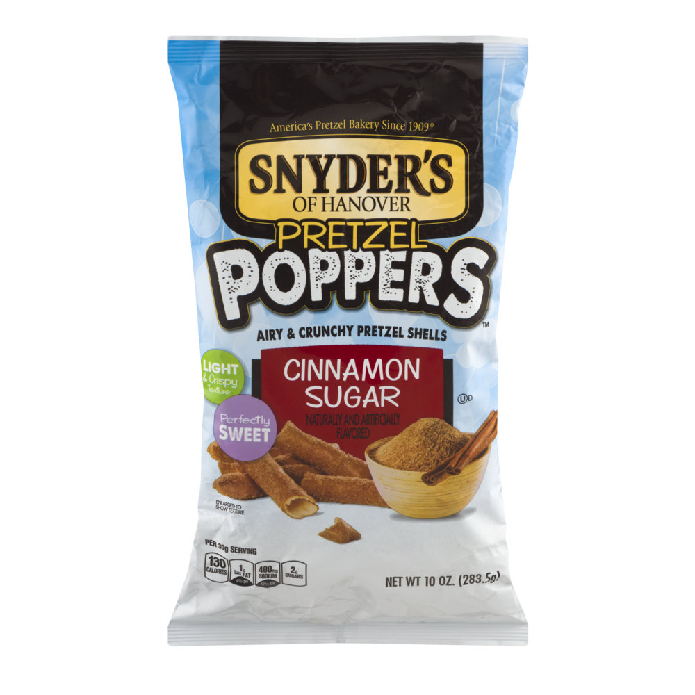 slide 1 of 5, Snyder's of Hanover Cinnamon Sugar Pretzel Poppers, 10 oz