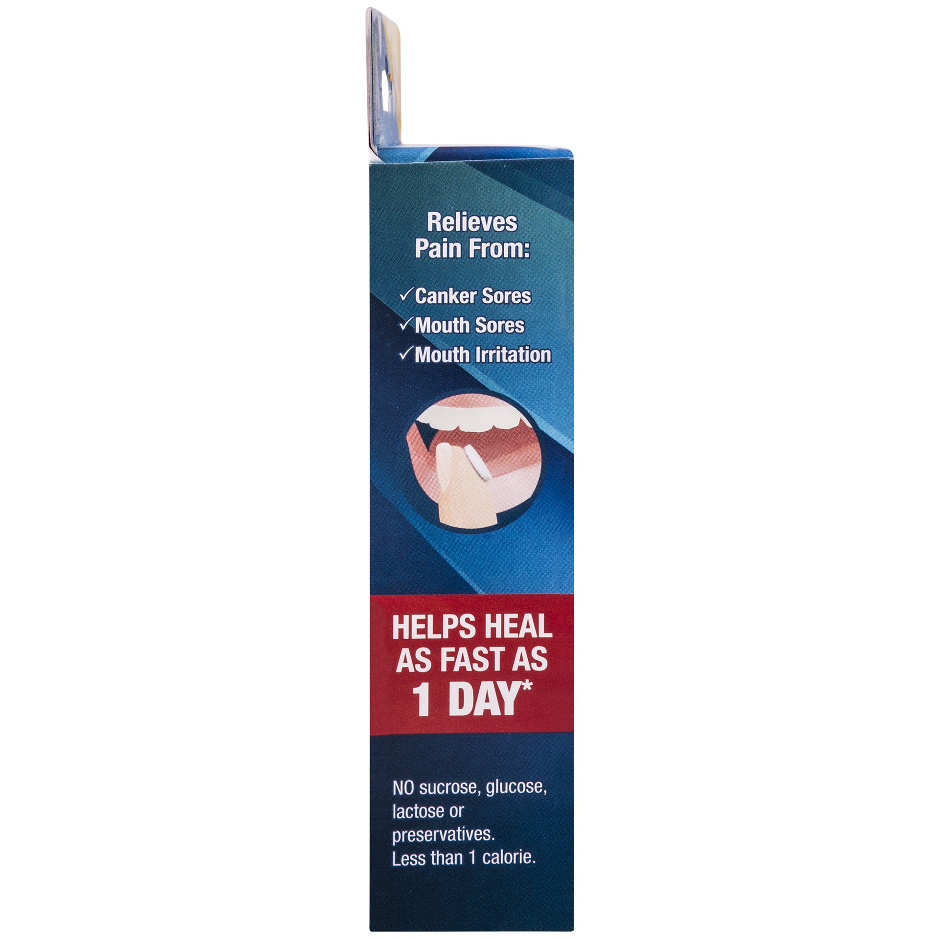 slide 4 of 5, Dentemp Oral Pain Reliever Canker Cover Cool Mint, 1 ct