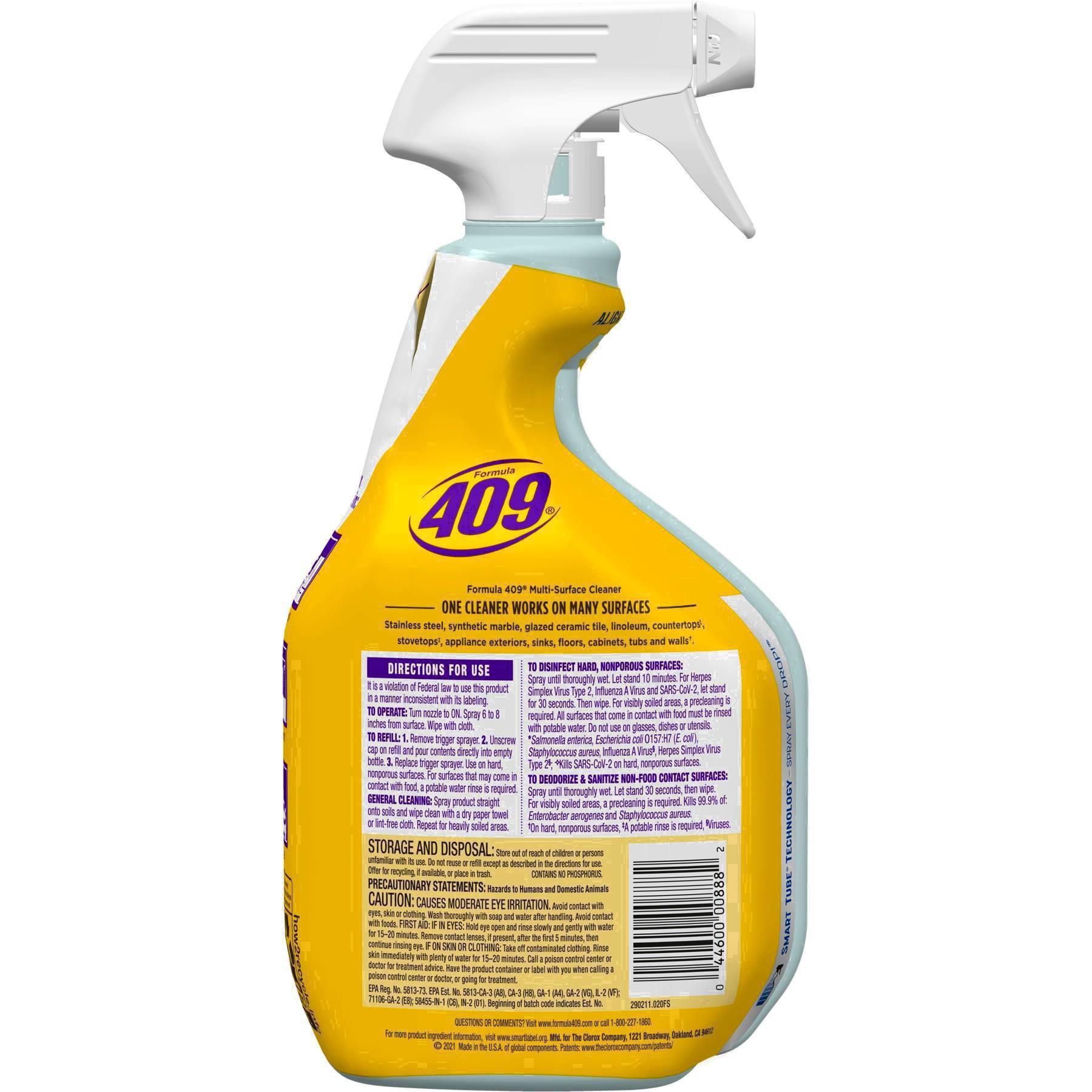 slide 33 of 62, Formula 409 Lemon Fresh Multi-Surface Cleaner 32 fl oz, 32 fl oz