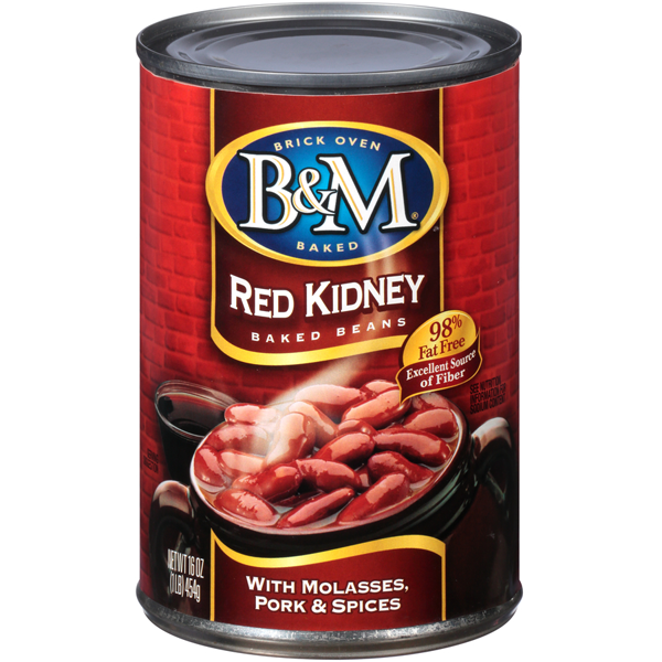 slide 1 of 1, B&m Baked Red Kidney Beans Canned 16oz - 16 OZ, 16 oz