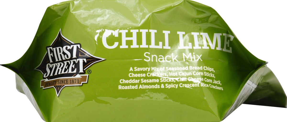 slide 6 of 6, First Street Chili Lime Snack Mix, 28 oz