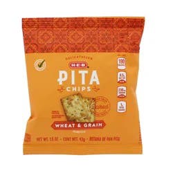 H-E-B Wheat & Grain Pita Chips