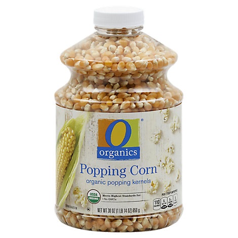 slide 1 of 1, O Organics Organic Popcorn, 30 oz