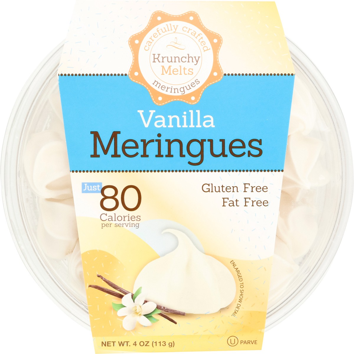 slide 12 of 13, Krunchy Melts Meringues Vanilla 4Oz, 4 oz