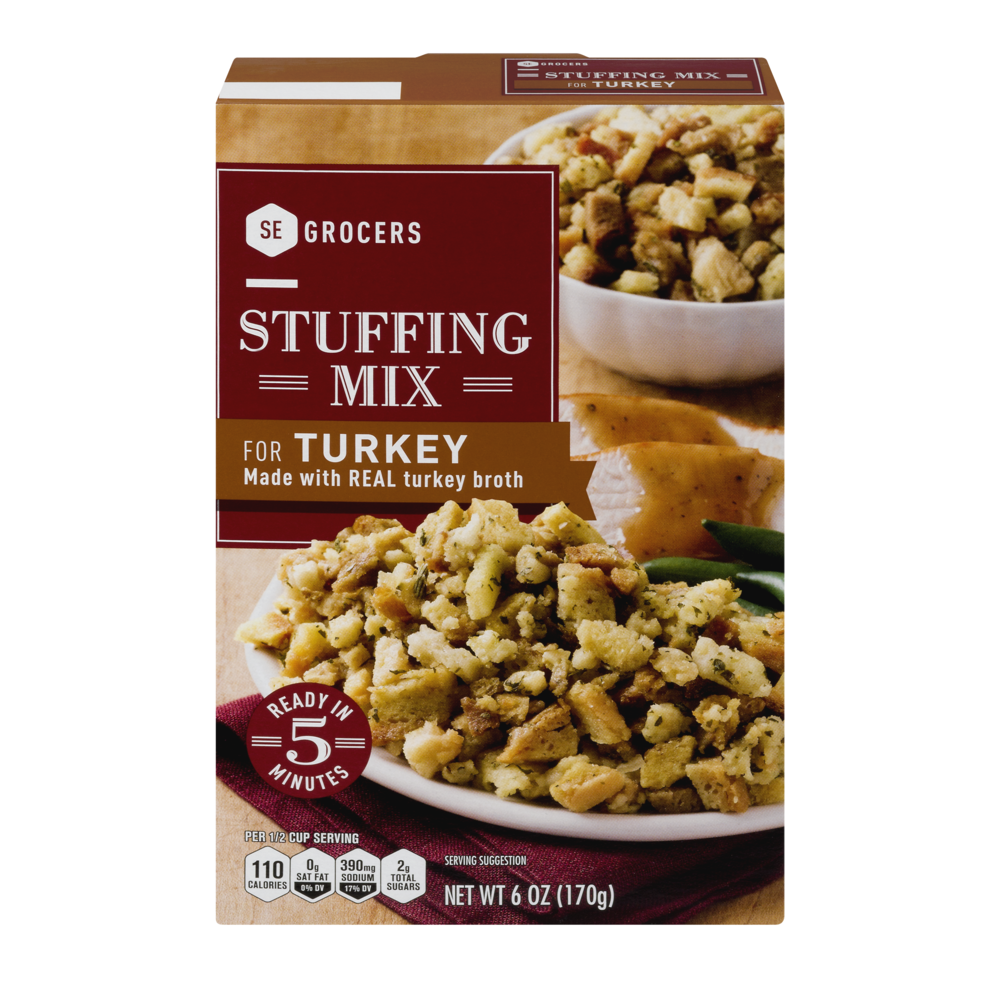 slide 1 of 1, SE Grocers Turkey Stuffing Mix, 6 oz