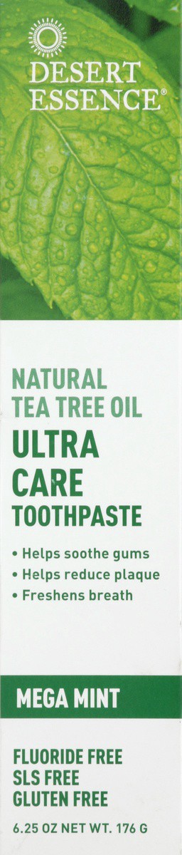 slide 3 of 5, Desert Essence Whitening Plus Natural Tea Tree Oil Toothpaste, 6.25 oz