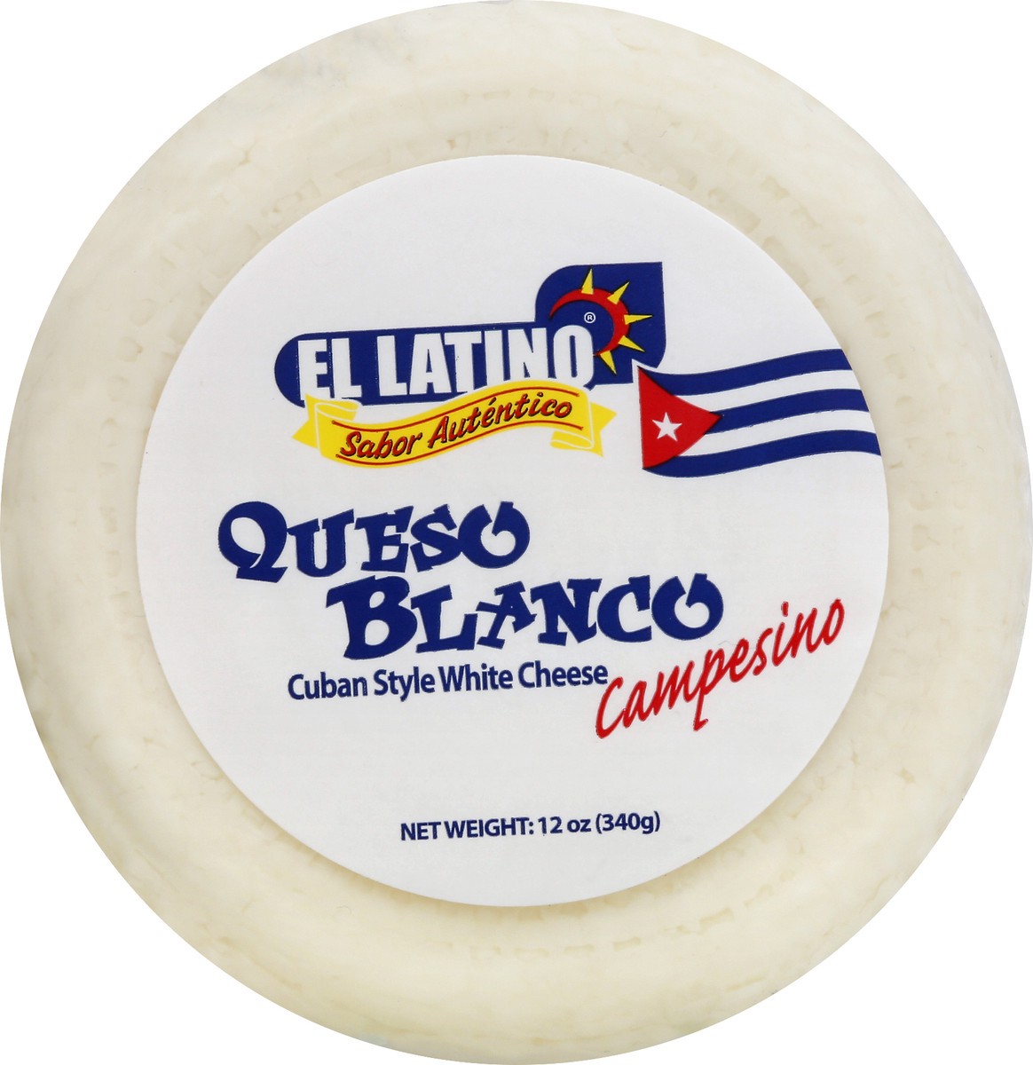 slide 6 of 12, El Latino Cuban Style White Cheese 12 oz, 12 oz