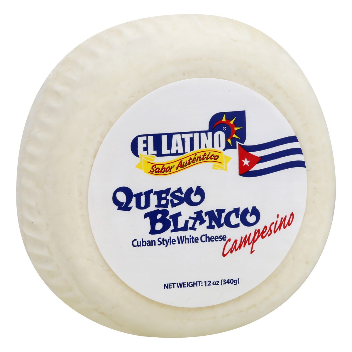 slide 11 of 12, El Latino Cuban Style White Cheese 12 oz, 12 oz