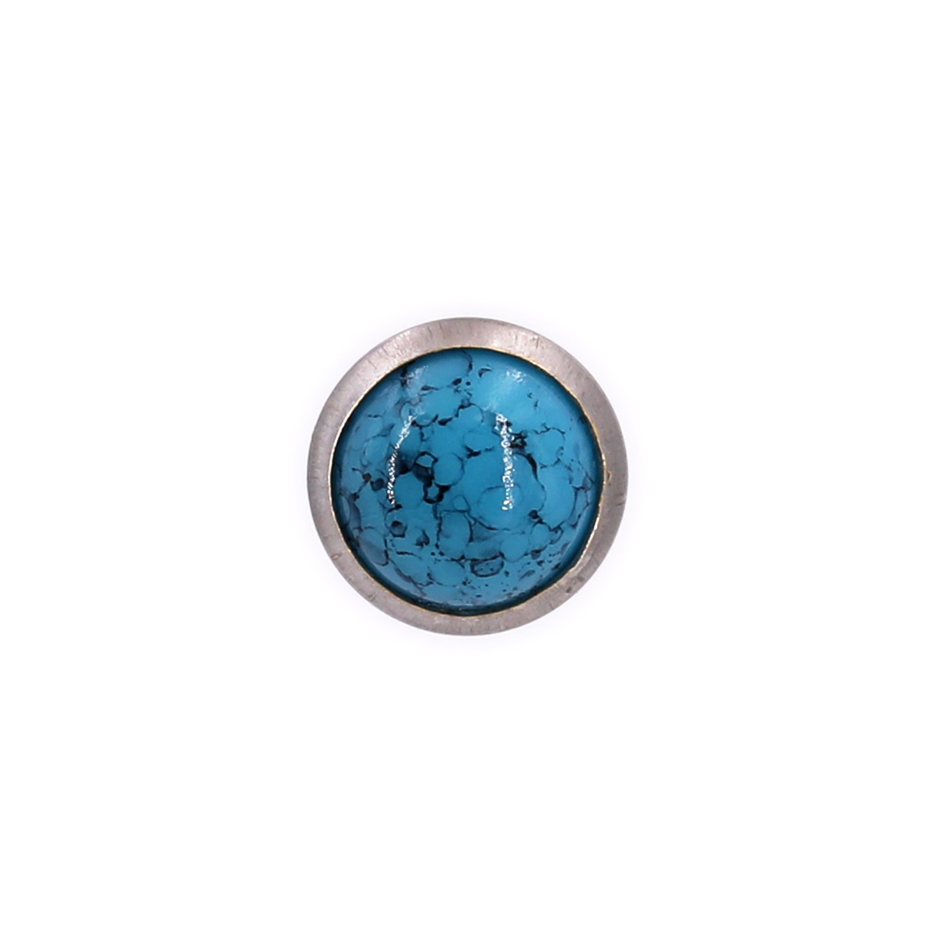 slide 4 of 7, Turquoise Leather Button Studs, 6ct. By Bead Landing, 6 ct