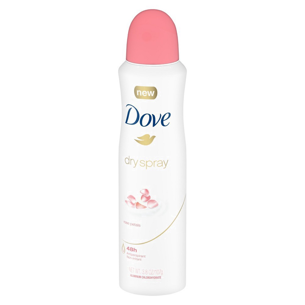 slide 20 of 58, Dove Advanced Care Dry Spray Antiperspirant Deodorant Rose Petals, 3.8 oz