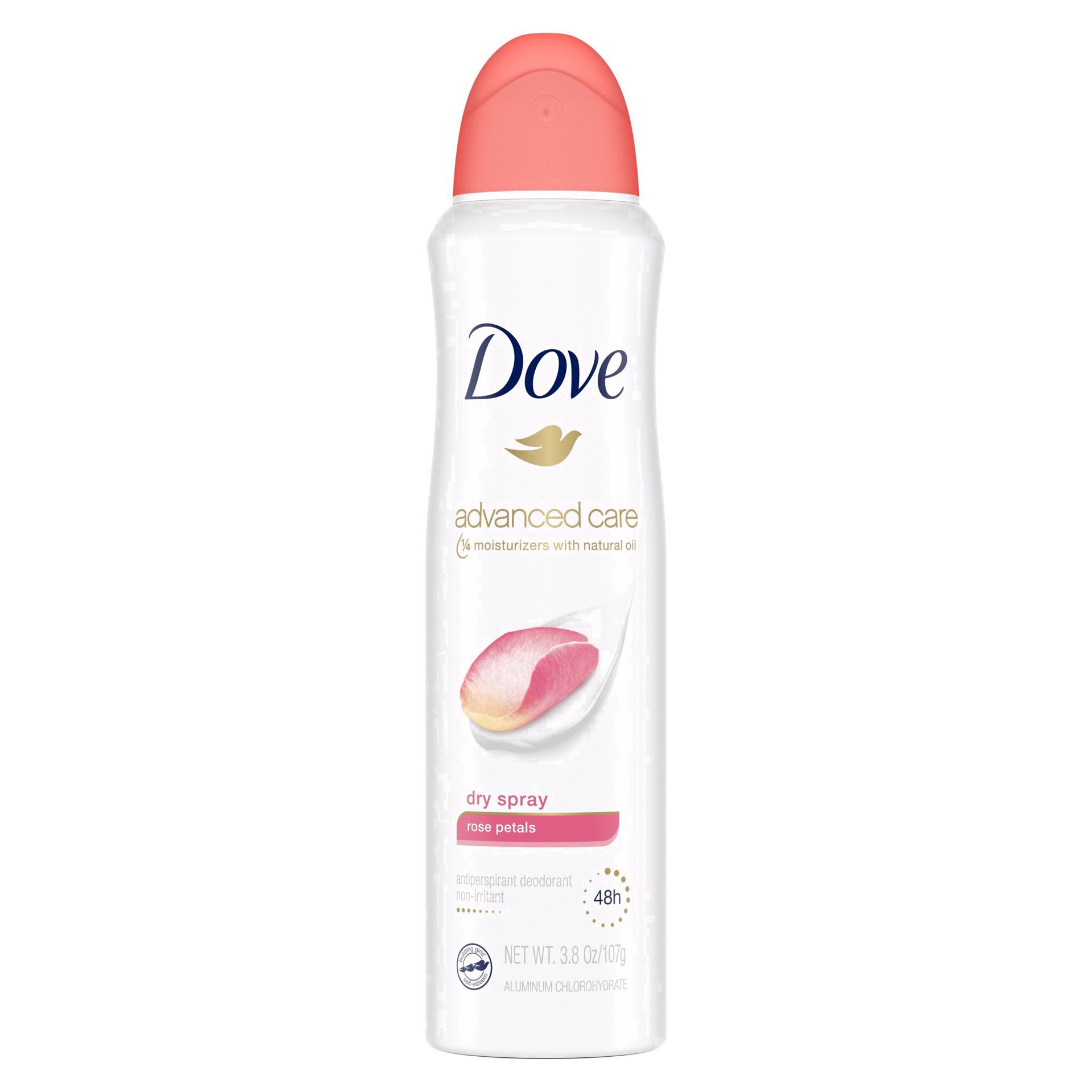 slide 48 of 58, Dove Advanced Care Antiperspirant Deodorant Spray Rose Petals, 3.8 oz, 3.8 oz