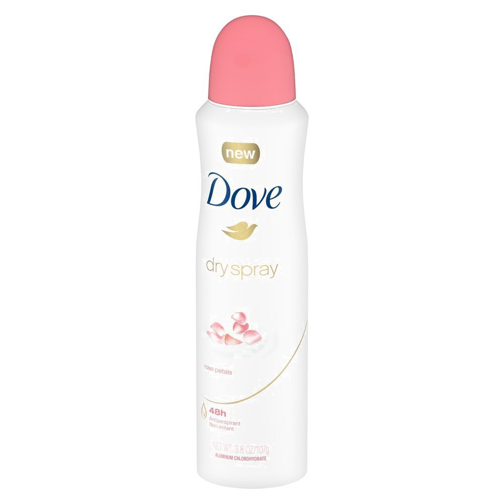 slide 2 of 58, Dove Advanced Care Dry Spray Antiperspirant Deodorant Rose Petals, 3.8 oz