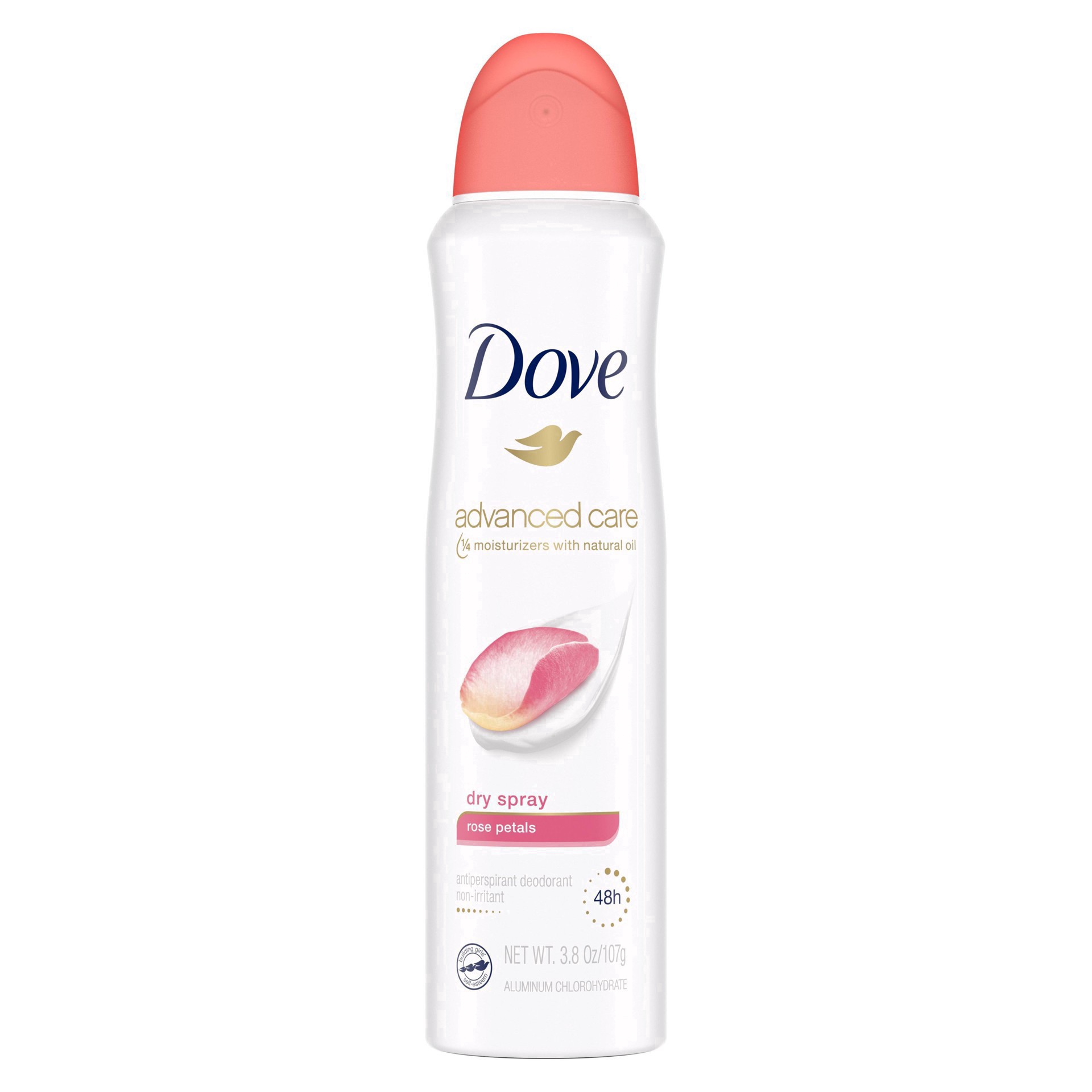 slide 18 of 58, Dove Advanced Care Antiperspirant Deodorant Spray Rose Petals, 3.8 oz, 3.8 oz