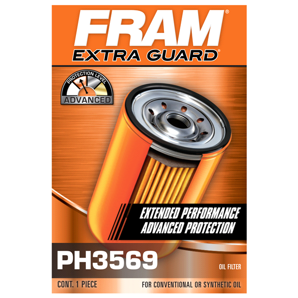 slide 1 of 1, Fram Extra Guard Oil Filter, 1 ct