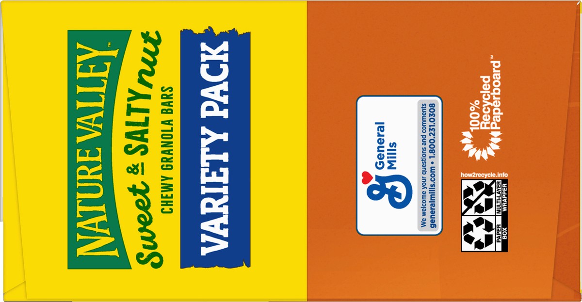 slide 7 of 8, Nature Valley Granola Bars, Sweet and Salty Nut, Variety Pack, 24 Bars- 24 ct, 24 ct