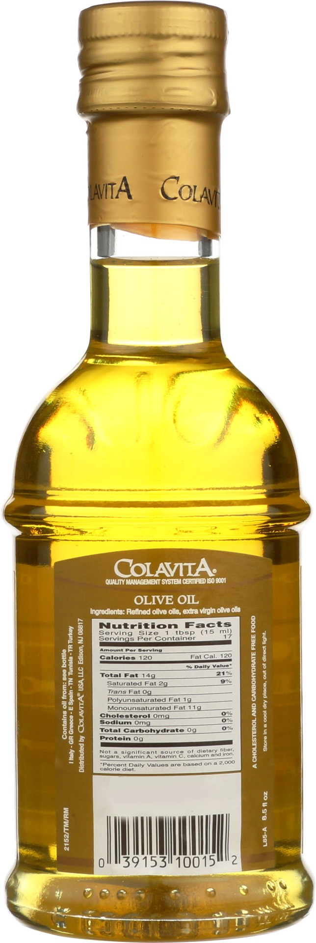 slide 4 of 5, Colavita Pure Olive Oil Glass, 8.5 fl oz