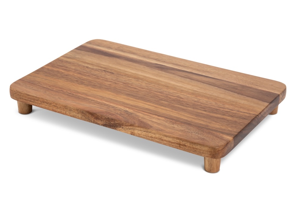 slide 1 of 1, Dash of That Acacia Wood Elevated Serve Bowl, 1 ct