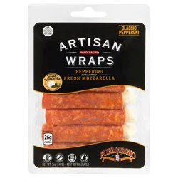 Formaggio Handcrafted Pepperoni Artisan Wraps 5 oz