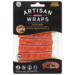 Formaggio Handcrafted Pepperoni Artisan Wraps 5 oz