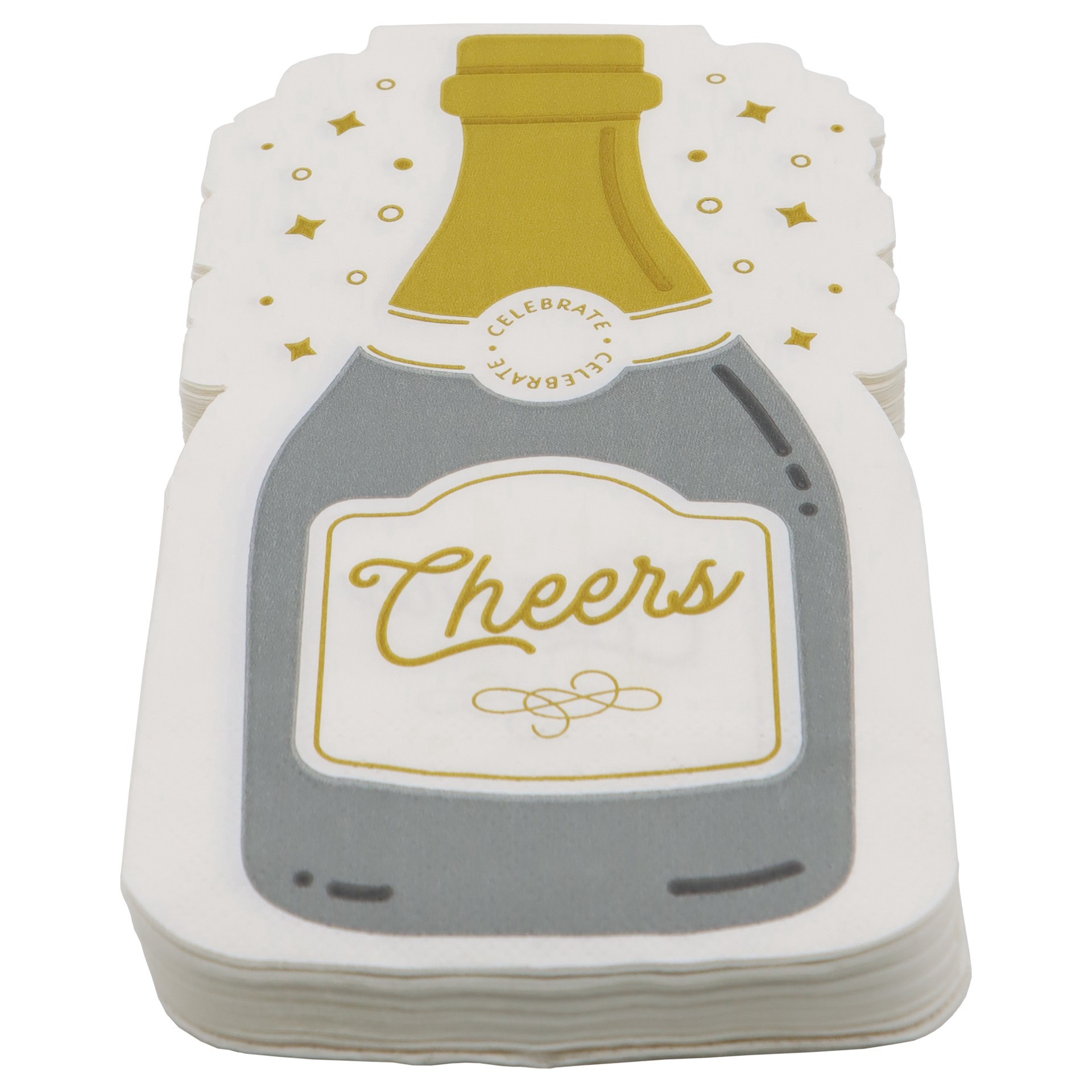 slide 2 of 3, Cheers Bottle Guest Napkins, 20ct. By Celebrate It, 20 ct