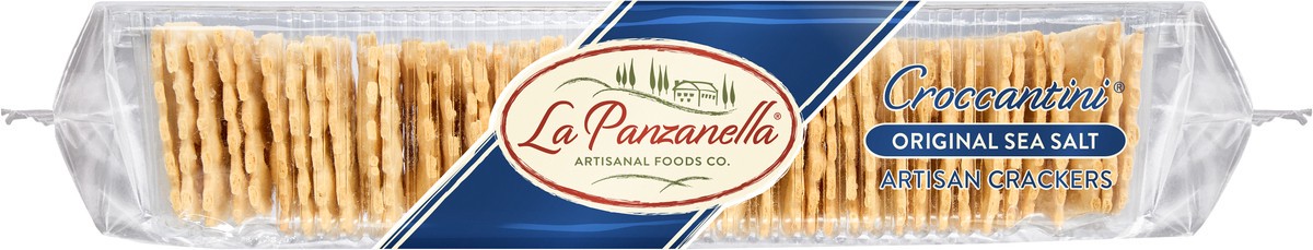 slide 4 of 5, La Panzanilla Original Mini Croccantini Artisan Crackers, 6 oz