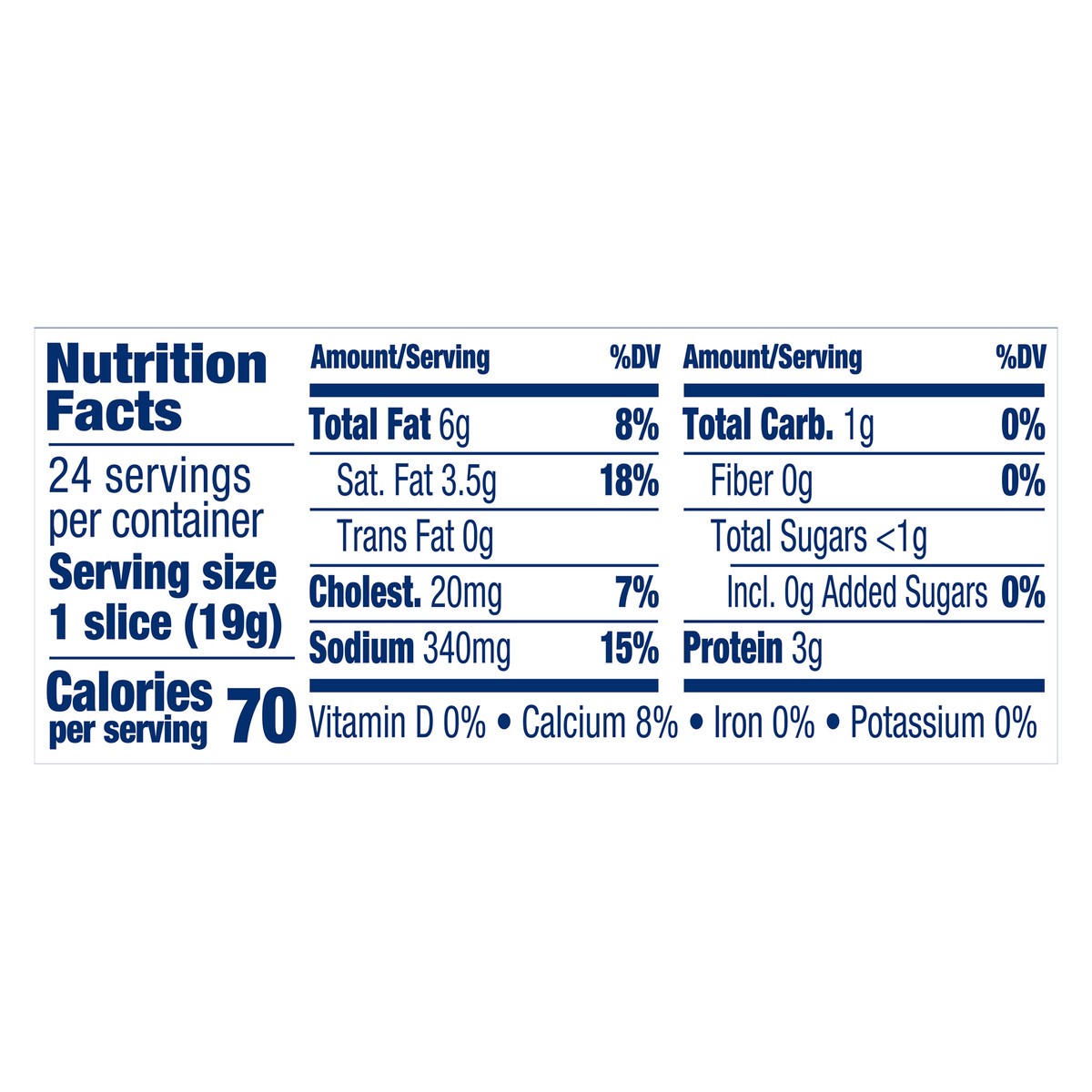 slide 8 of 8, Crystal Farms Cheese, White American, Deluxe Melts, 24 ct