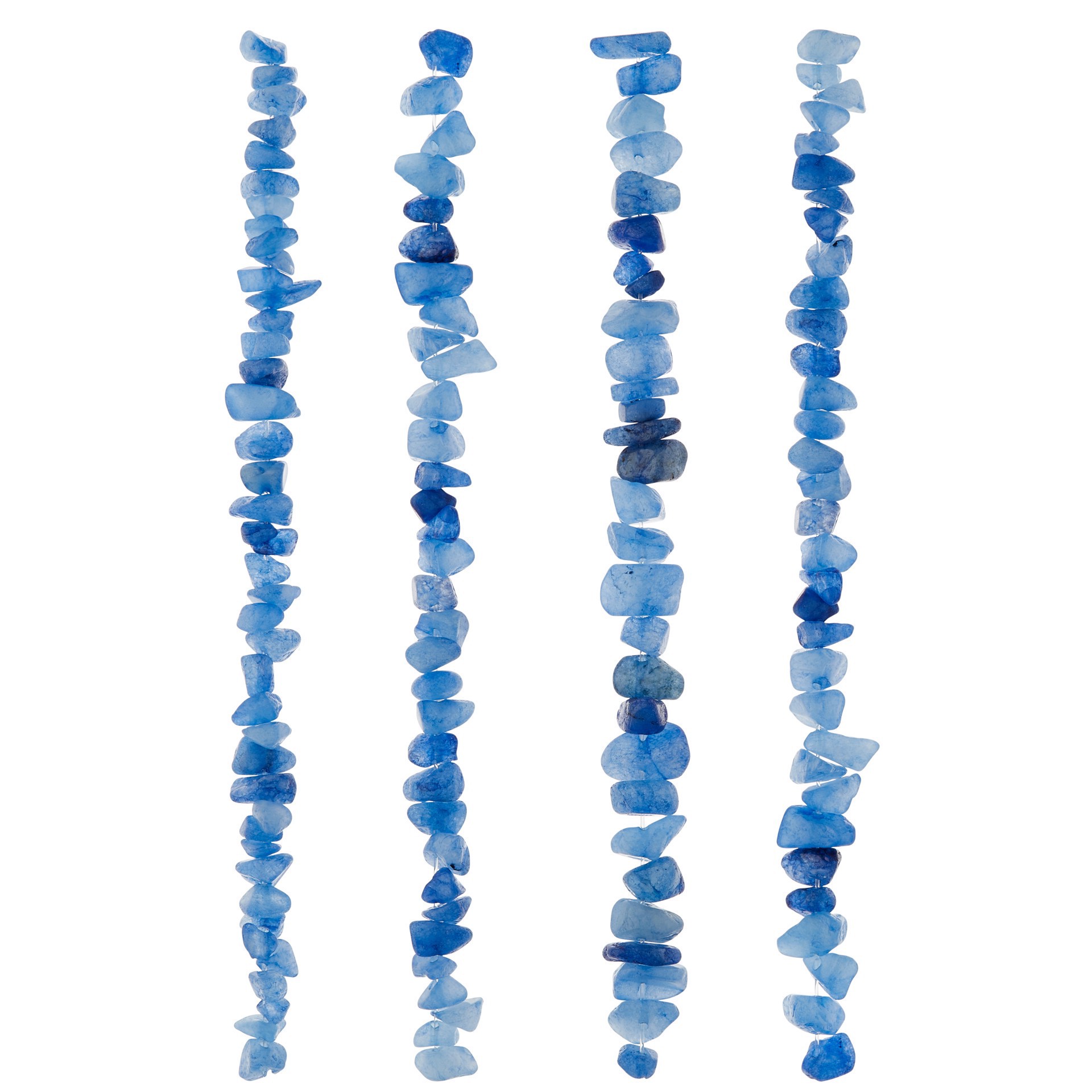 slide 2 of 2, Blue Quartzite Stone Chip Beads, 8mm By Bead Landing, 8mm