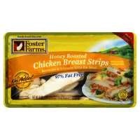 slide 1 of 1, Foster Farms Chicken Breast Strips Honey Roasted, 6 oz