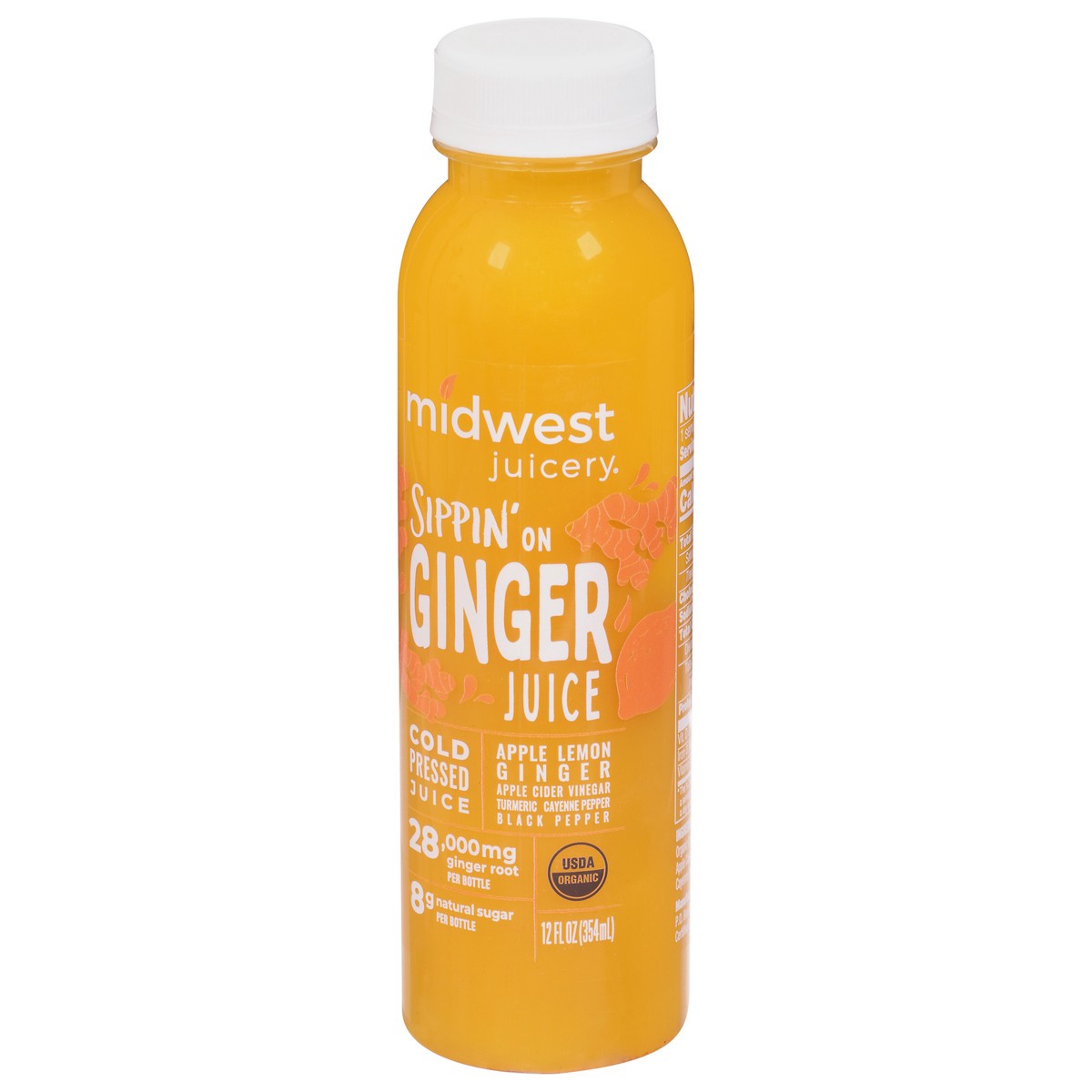 slide 4 of 9, Midwest Juicery Sippin On Ginger Juice - 12 oz, 12 oz