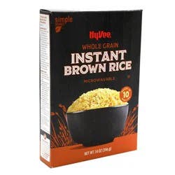 Hy-vee Whole Grain Instant Brown Rice