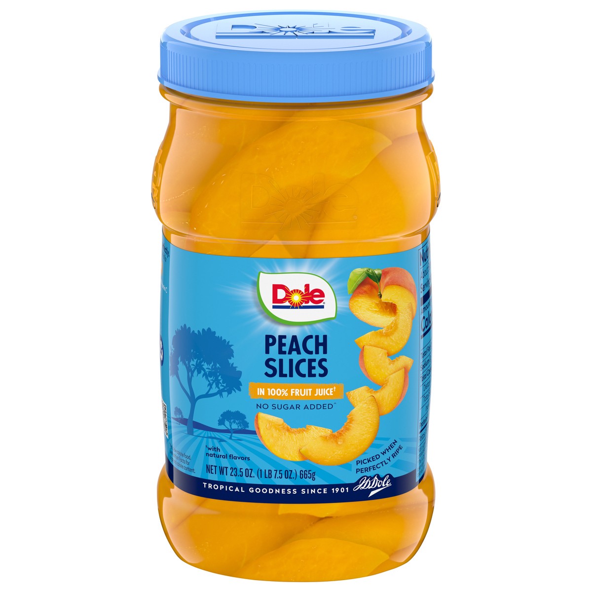 slide 1 of 9, Dole Peach Slices, 23.5 oz